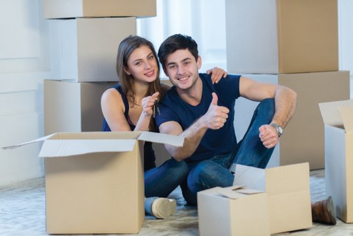 Household items safely organized in a Northharrow storage unit