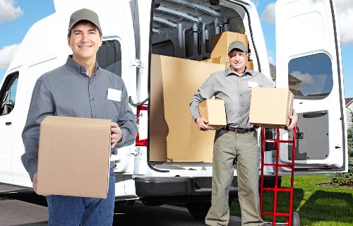 Local Northharrow moving van ready for a house move